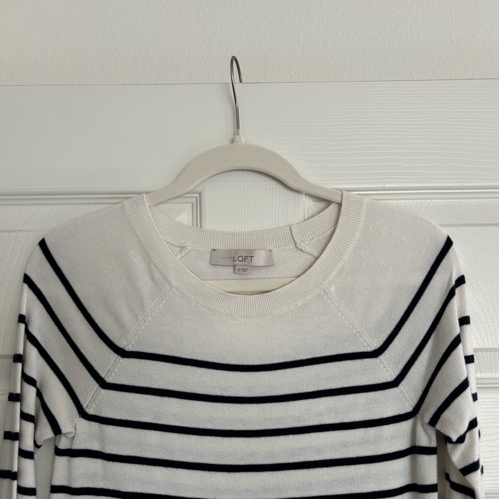 LOCT Oversized Striped Long Sleeve - Picture 2 of 3